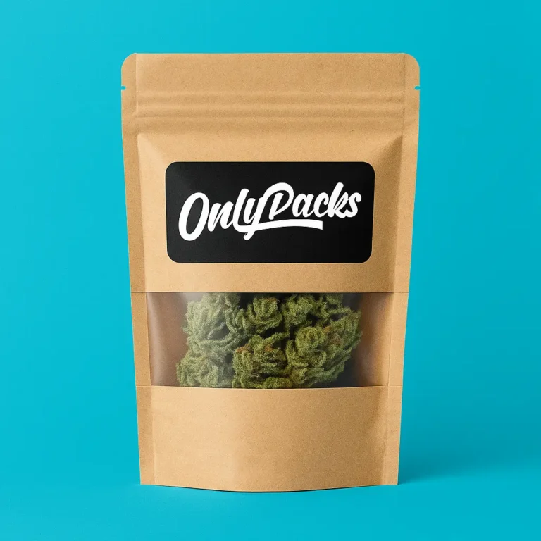 OnlyPacks pouch with premium THCa flower